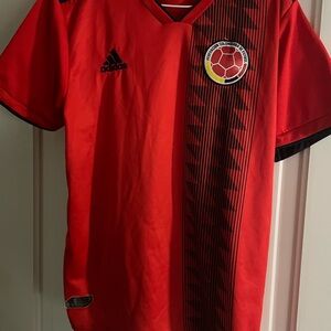 Adidas Colombia Red and Black Jersey
